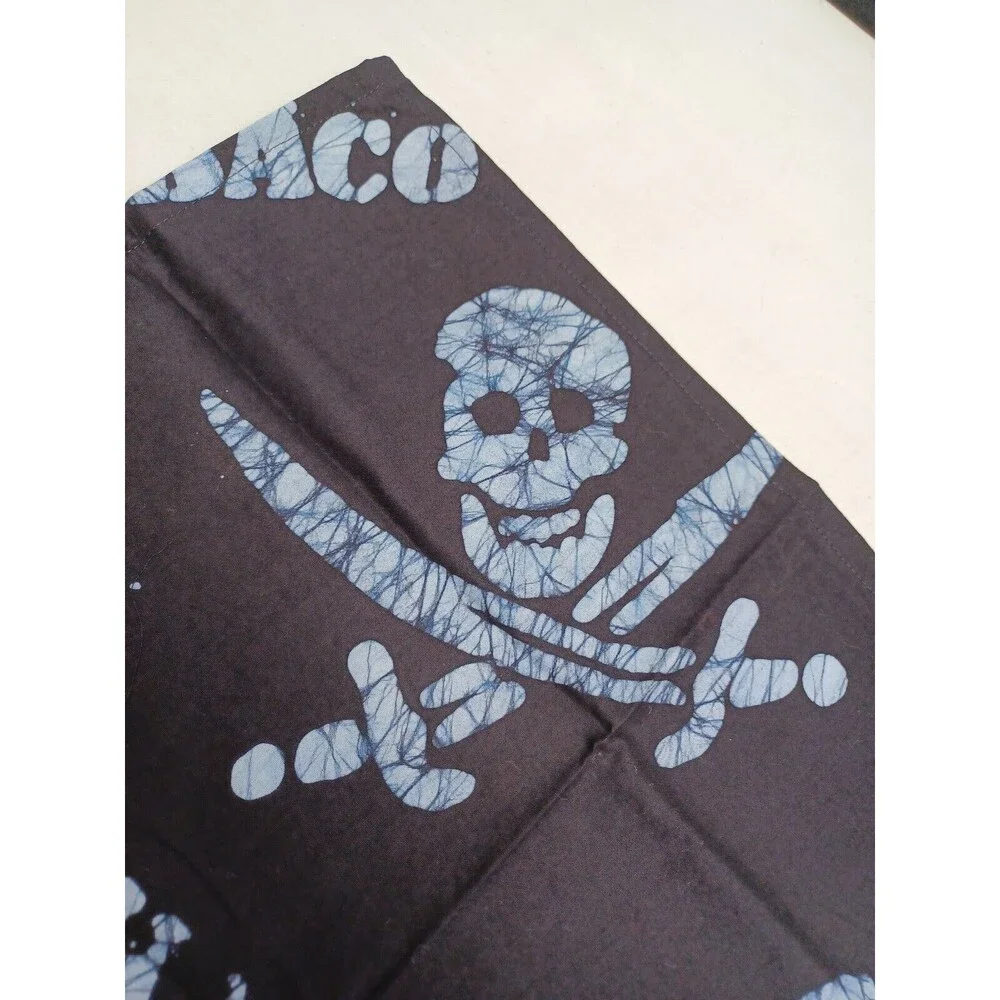 Set of 8 Cloth Napkins For Halloween pumpkin ghost spider skull Pirates